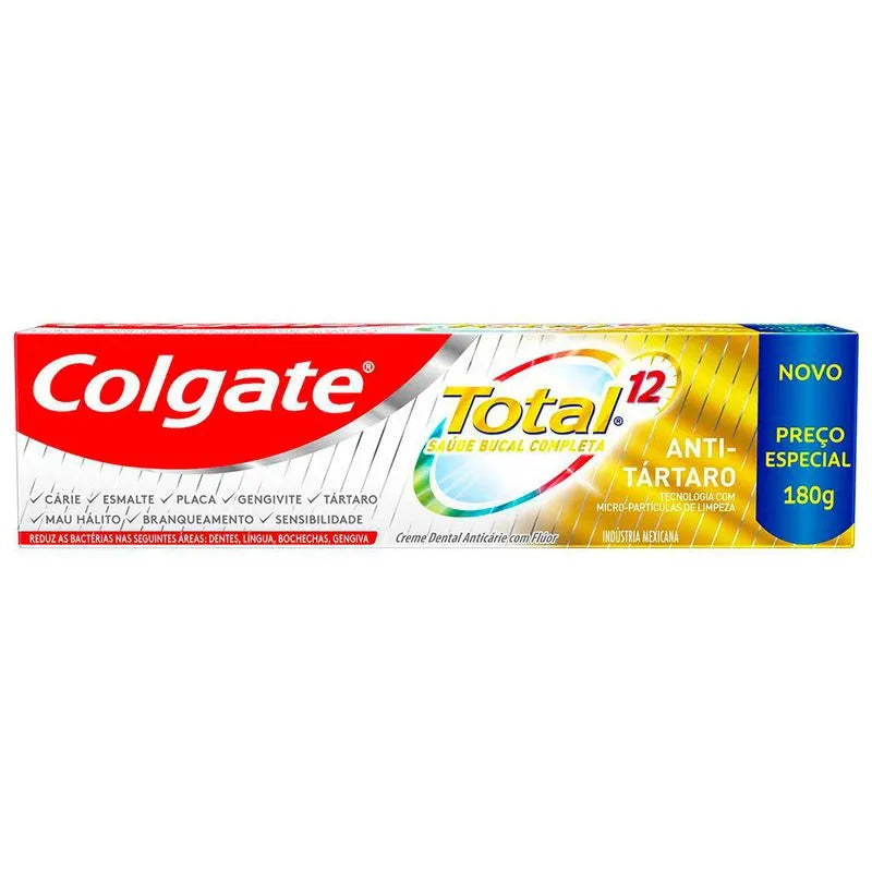 Colgate Creme Dental Anti-Tártaro Total 12 180g