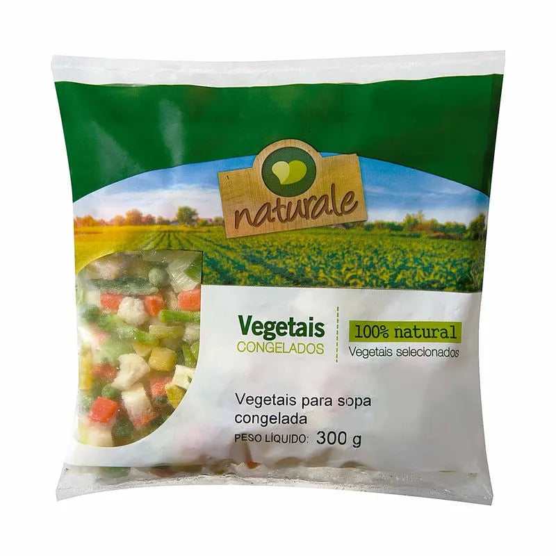 Naturale Vegetais Para Sopa Congelados 300g