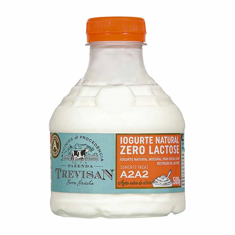 Fazenda Trevisan Iogurte Natural Integral Zero Lactose 500g