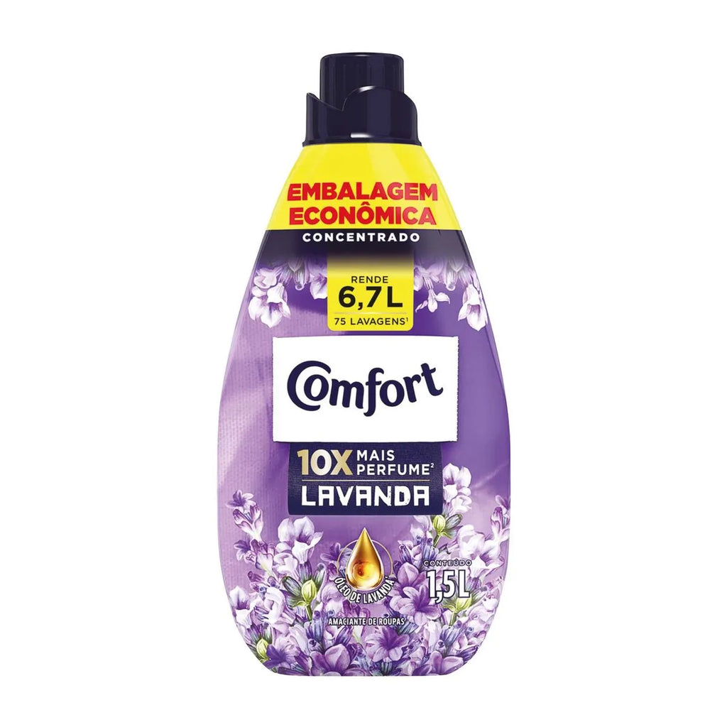 Comfort Amaciante Concentrado de Roupas Lavanda 1,5L