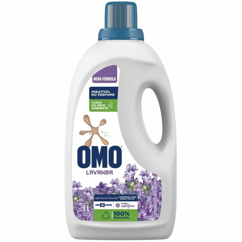 Omo Lava Roupa Lavagem Perfeita Lavanda 3L