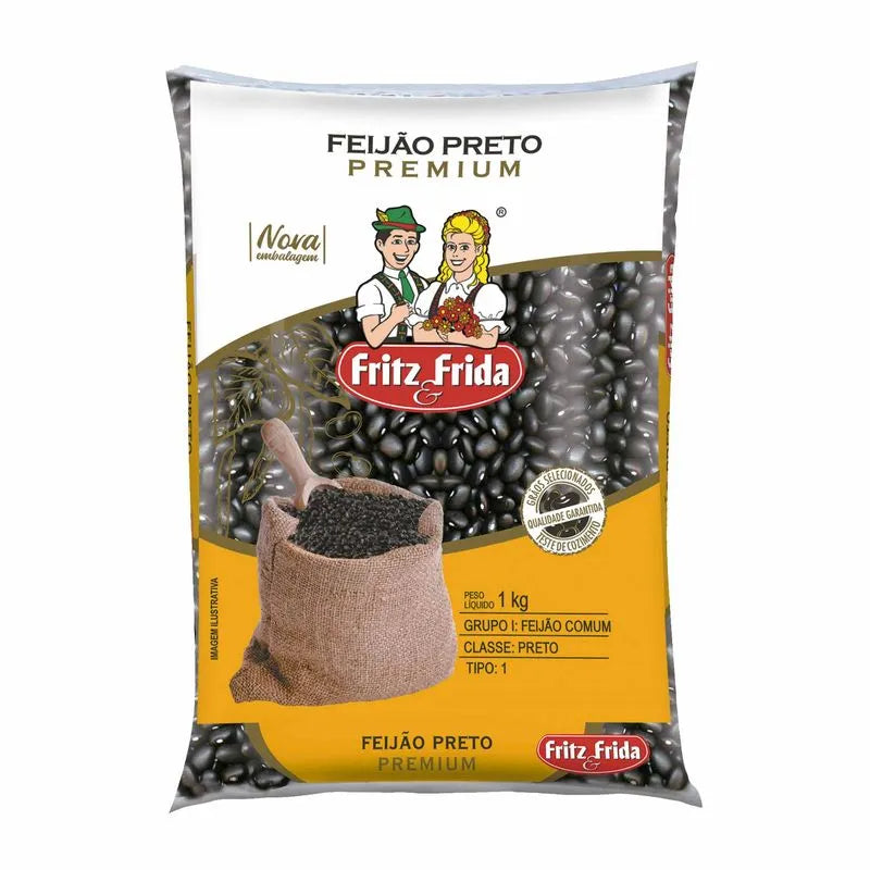 Fritz e Frida Feijão Preto 1kg