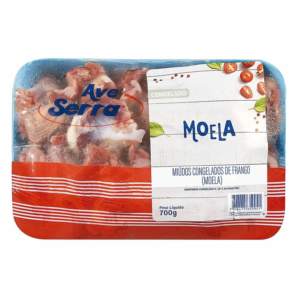 Moela de Frango Congelada Ave Serra 700g