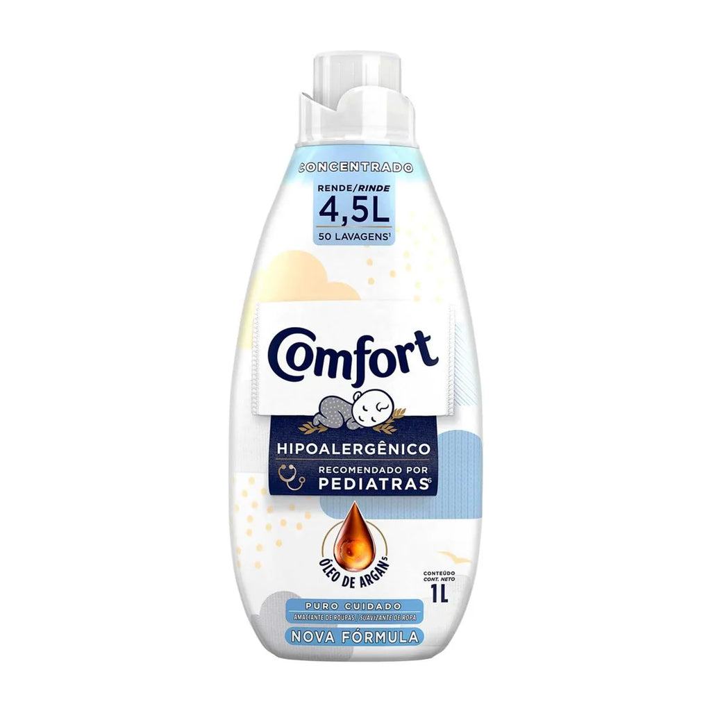 Comfort Amaciante Concentrado Puro Cuidado 1L