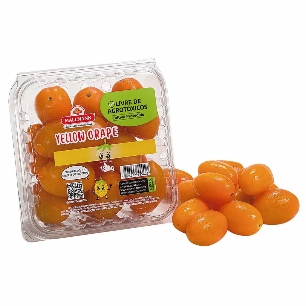 Tomate Yellow Grape Livre de Agrotóxicos 180g
