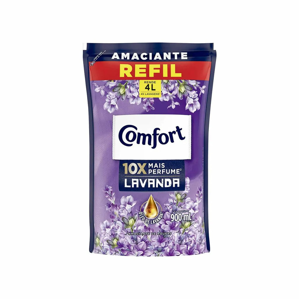 Comfort Amaciante Concentrado de Roupas Lavanda Refil 900ml