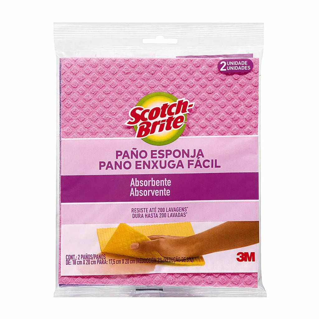 Scotch Brite Pano Enxuga Fácil  2 unidades