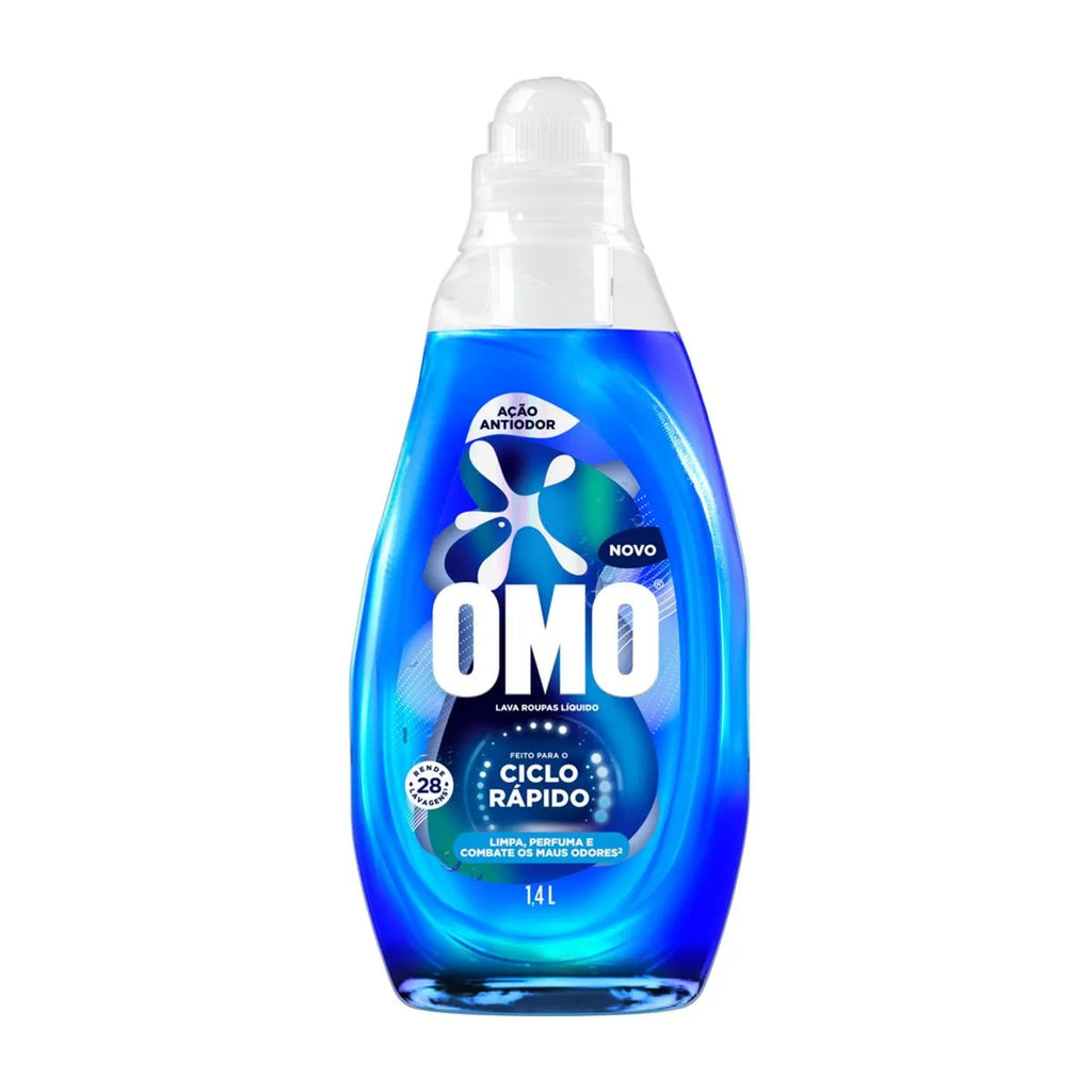 Omo Lava Roupa Líquido Ciclo Rápido Antiodor 750ml