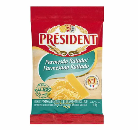 Queijo Parmesão Ralado Président 100g