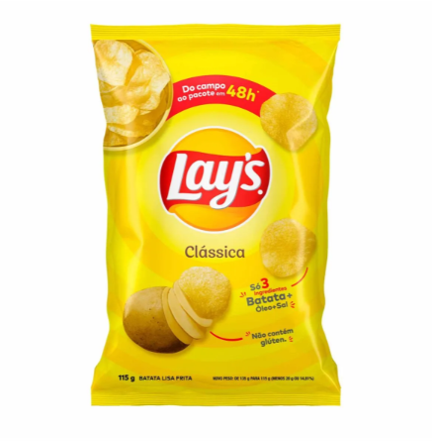 Batata Lay's Clássica 115g