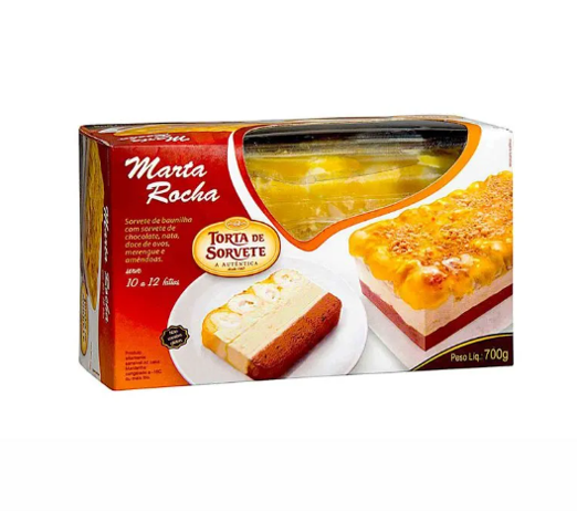 Sobremesa Marta Rocha Torta de Sorvete 700g