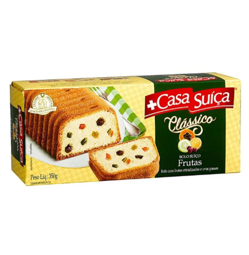 Bolo de Frutas Casa Suíça 350g