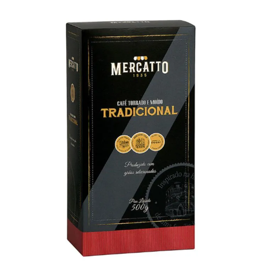 Mercatto Café Torrado e Moído Tradicional 500g