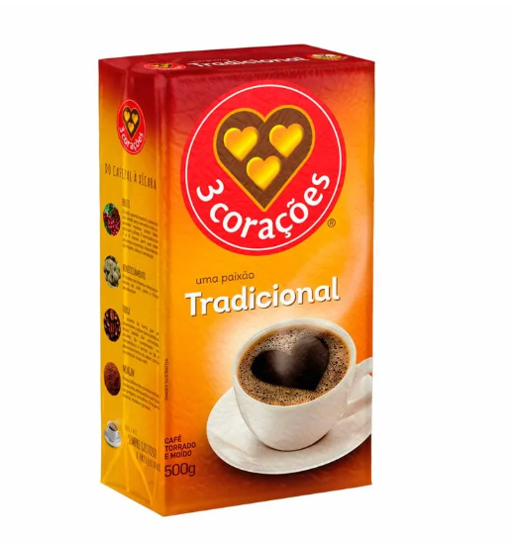 3 Corações Café Tradicional 500g