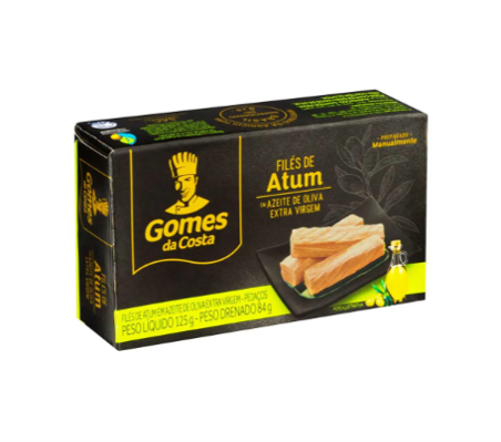 Gomes da Costa Filés de Atum em Azeite de Oliva Extra Virgem 125g