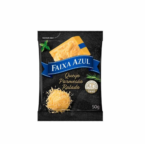 Queijo Parmesão Ralado Faixa Azul 50g