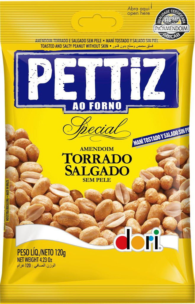 Pettiz Amendoim Torrado Salgado 120g
