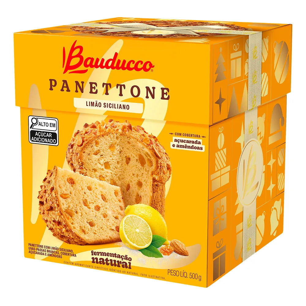 Panettone com Limão Siciliano Speciale Bauducco 500g