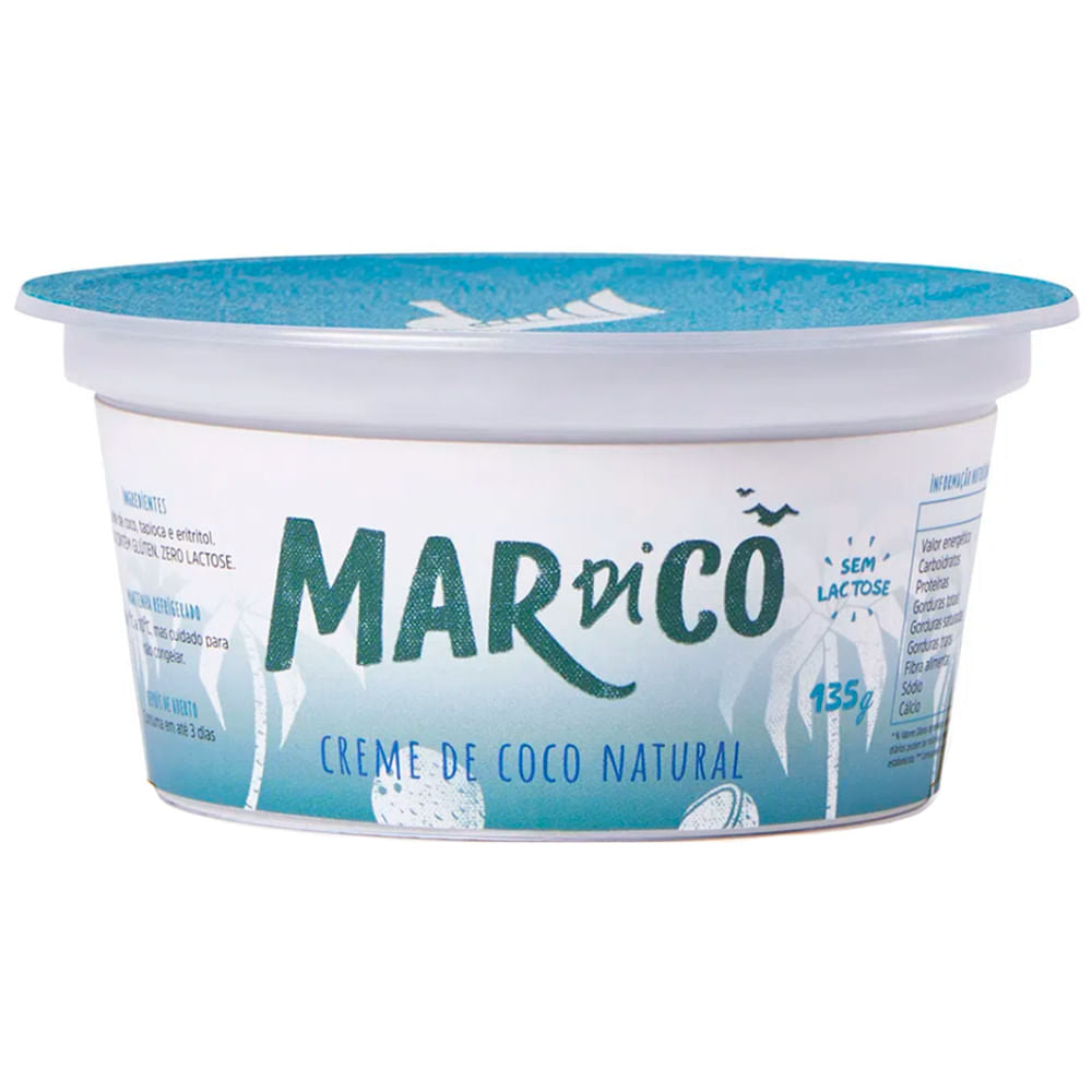 Mardico Creme de Coco Natural 135g