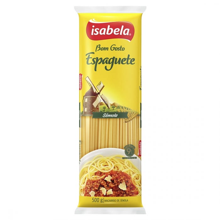 Isabela Bom Gosto Espaguete 500g