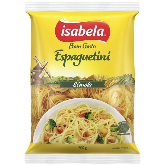 Isabela Bom Gosto Espaguetini 500g
