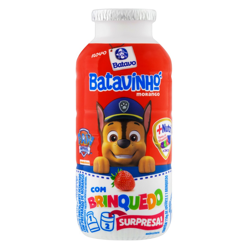 Batavinho Iogurte Morango com Brinquedo 110g