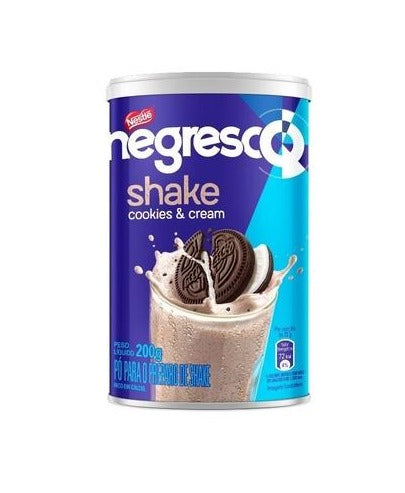 Nestle achocolatado em pó Negresco Shake Cookies & Cream 200g