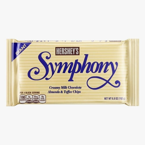 Hershey's Symphony Creamy Milk Chocolate Almonds & Toffee Chips 192g