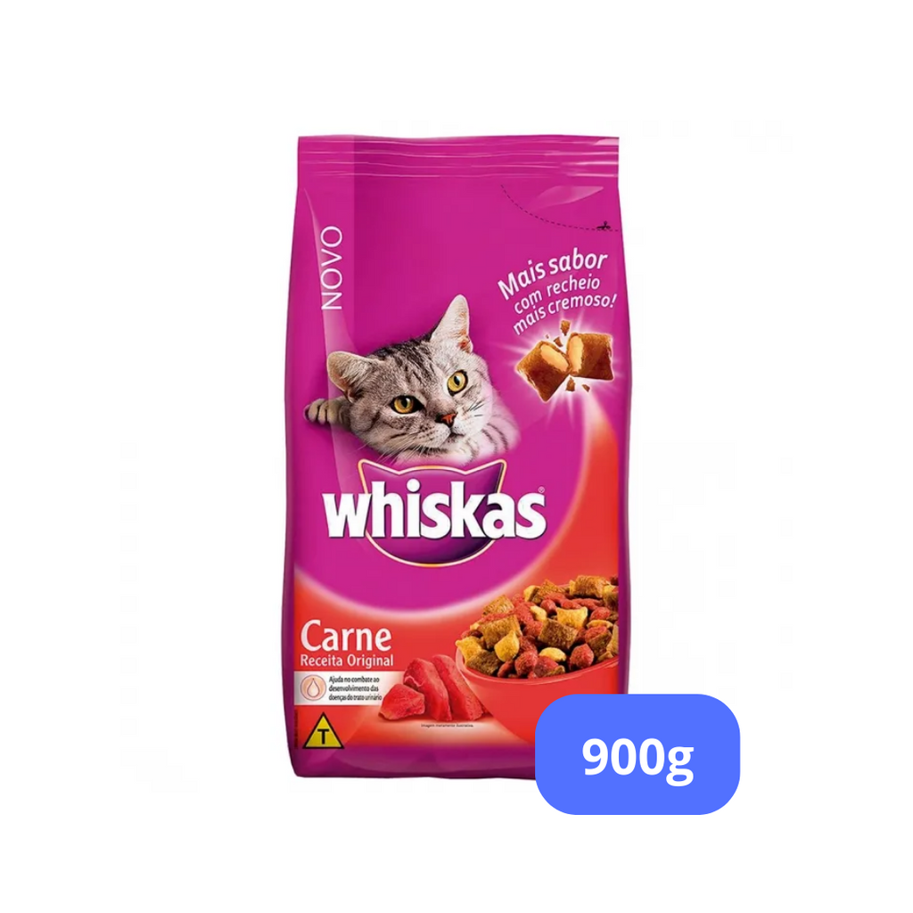Whiskas Ração de Carne 900g