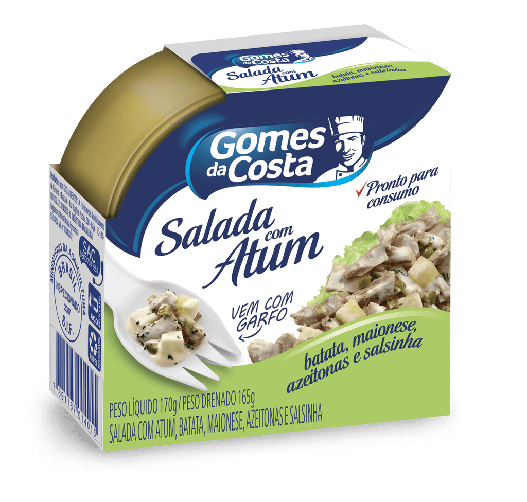 Gomes da Costa Salada com Atum Batata, Maionese, Azeitonas e Salsinha 150g