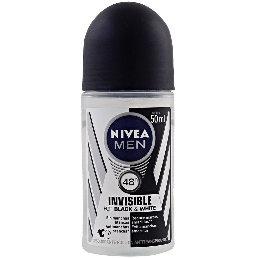 Nivea Men Desodorante Roll On Power Black & White 50ml
