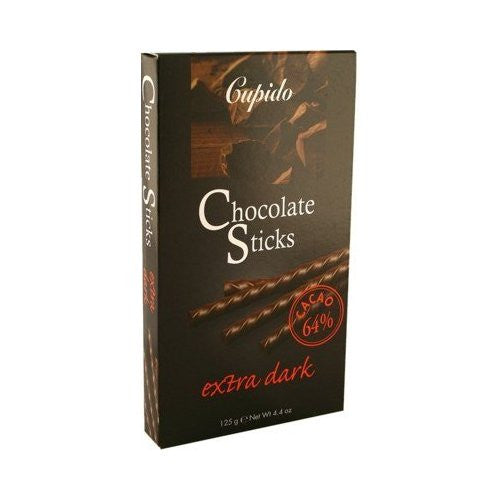 Cupido Chocolate Sticks Extra Dark 125g