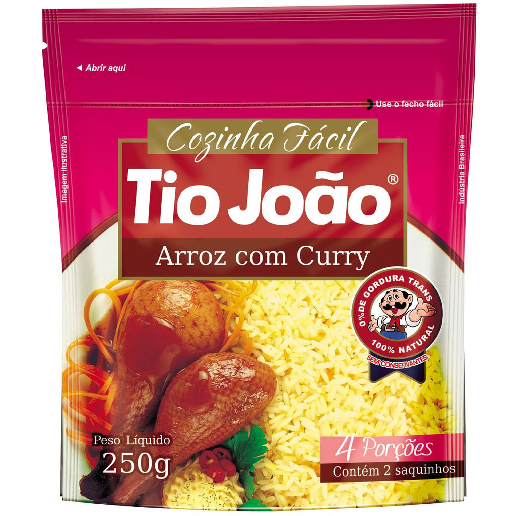 Tio João Arroz com Curry 250g