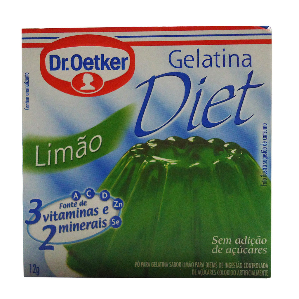 Dr. Oetker Gelatina Diet Limão 12g