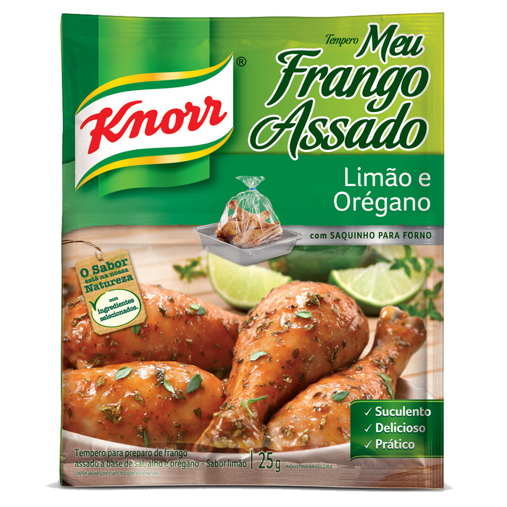 Knorr Tempero Meu Frango Assado Limão e Orégano 25g
