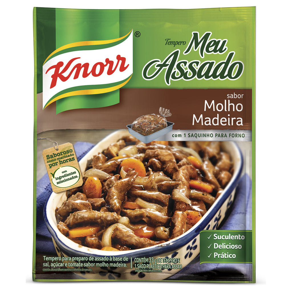 Knorr Tempero Meu Assado Sabor Molho Madeira 33g