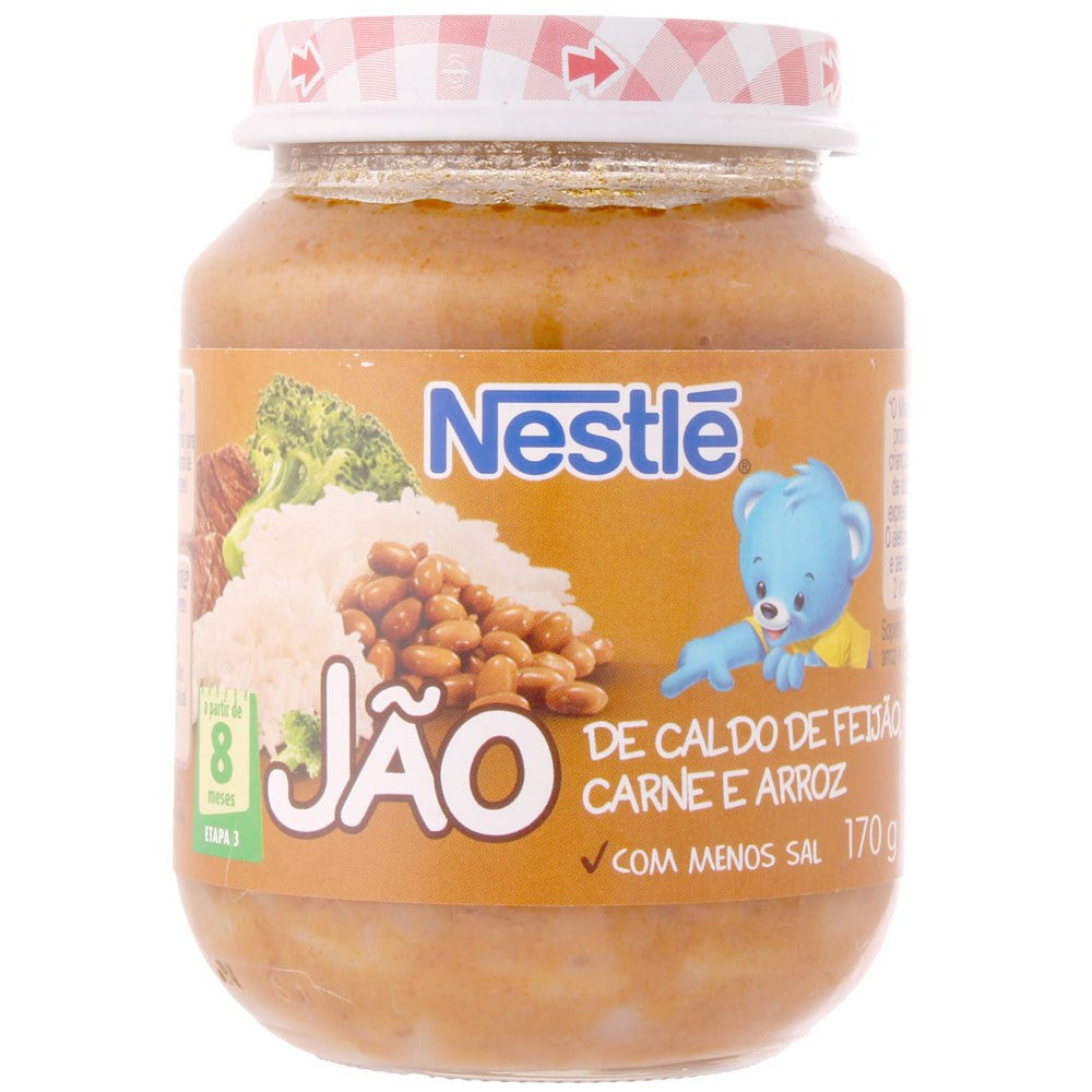 Nestlé Alimento Infantil Caldo de Feijão, Carne e Arroz 170g