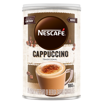 Nescafé Cappuccino em Pó Tradicional 180g