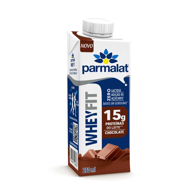 Parmalat Bebida Láctea Whey Fit 15g Chocolate 250ml