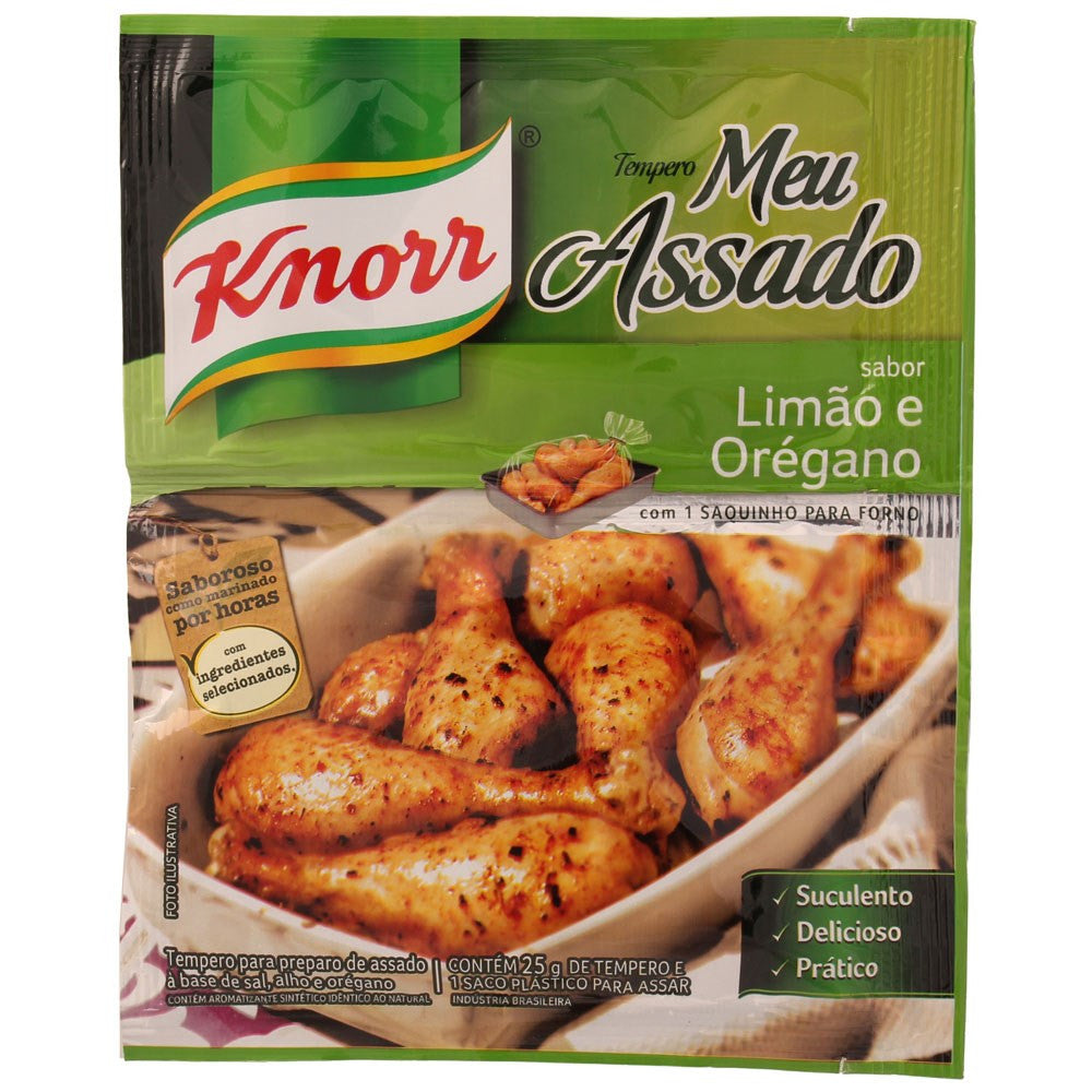 Knorr Tempero Meu Assado Sabor Limão e Orégano 25g