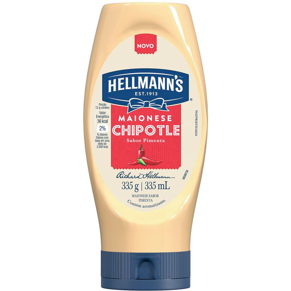 Hellmann's Maionese Chipotle Squeeze 335g
