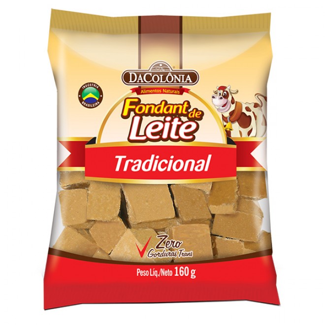 Da Colonia Da Colônia Fondant de Leite Tradicional 160g