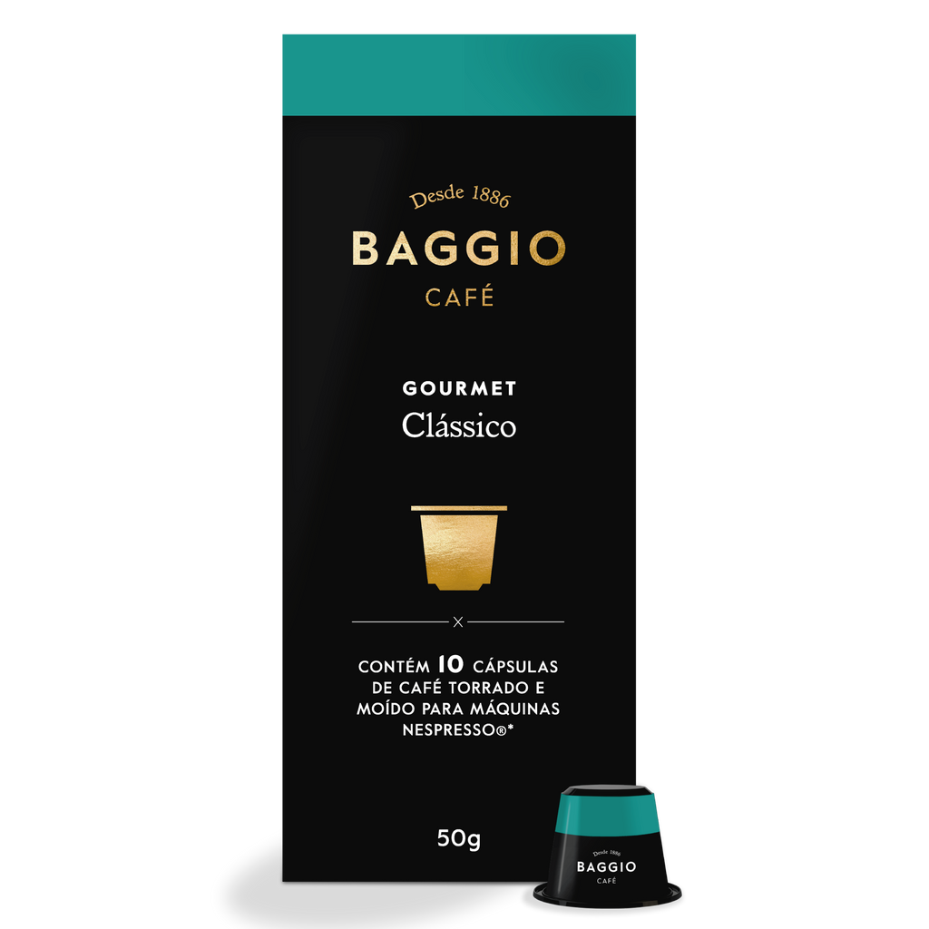 Baggio Café Gourmet Clássico (Para Máquina Nespresso) com 10 Capsulas