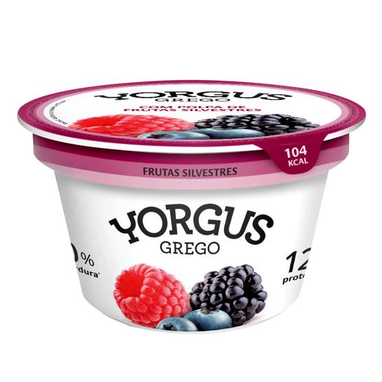 Yorgus Iogurte Grego Frutas Silvestres 130g