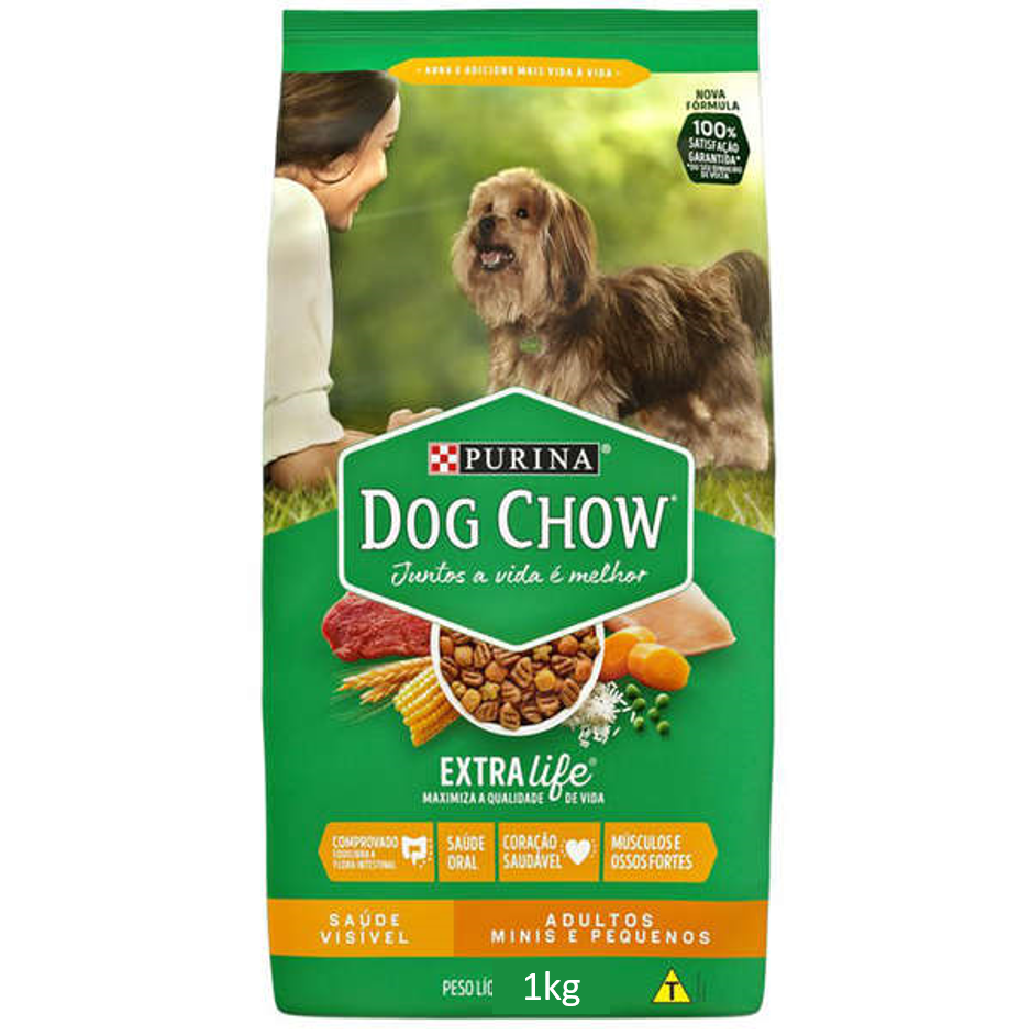 Dog Chow Adultos Raças Pequenas 1kg