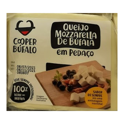 Cooperbúfalo Queijo Mozzarella de Búfala em Pedaço 250g