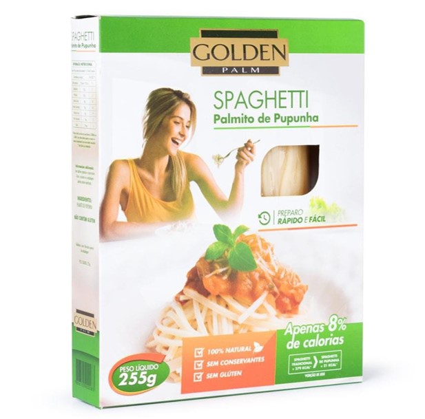 Golden Palm Palmito Pupunha Spaghetti 255g