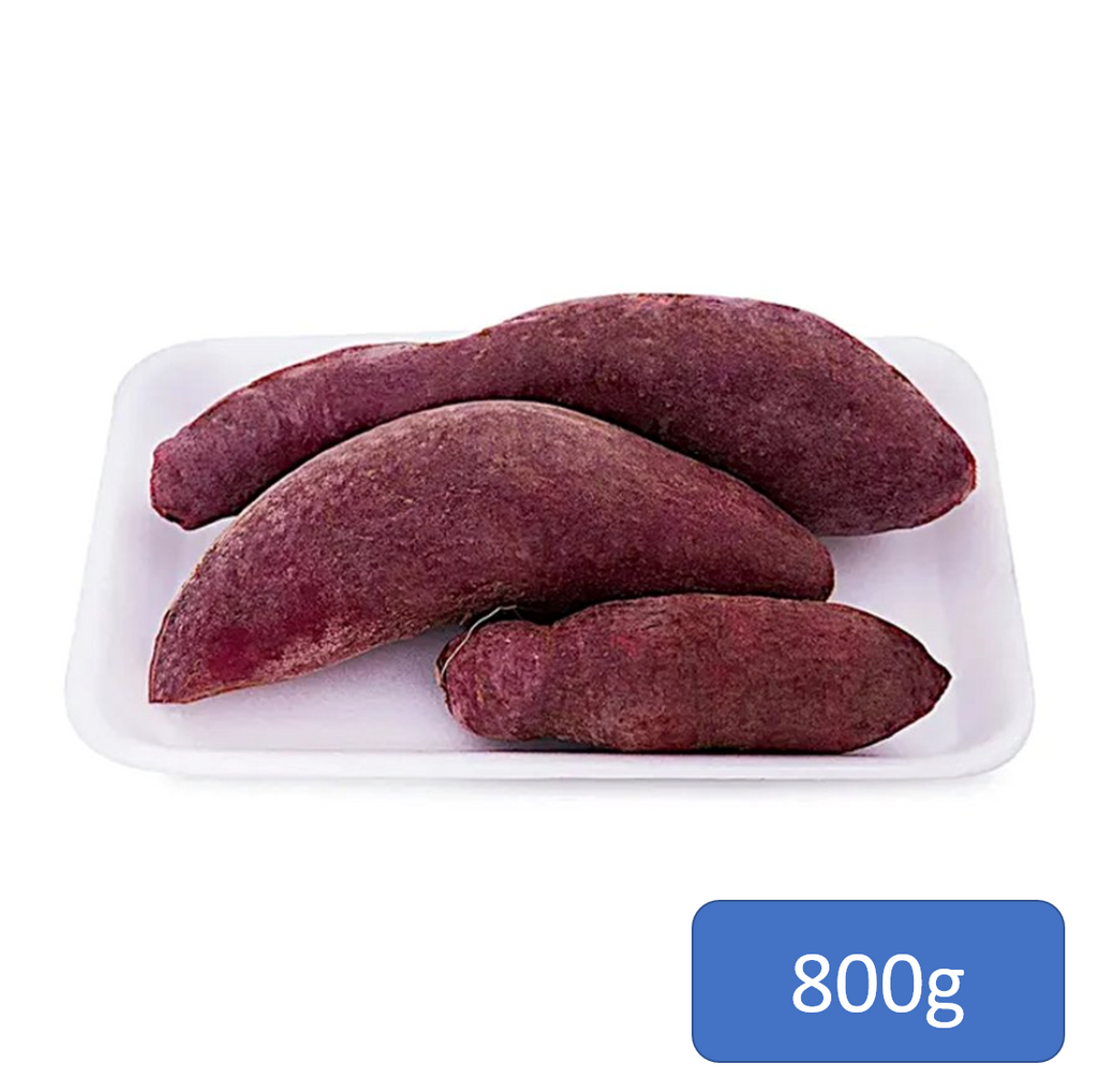 Batata Doce Polpa Roxa Bandeja 800g