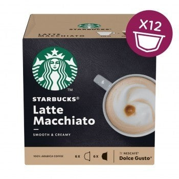 Starbucks Latte Macchiato Smooth & Creamy 6+6 Cápsulas