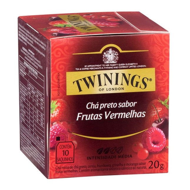 Twinings Chá Preto Frutas Vermelhas 10 saquinhos